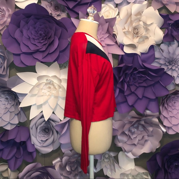 Red Long Sleeve Top - Picture 2 of 3